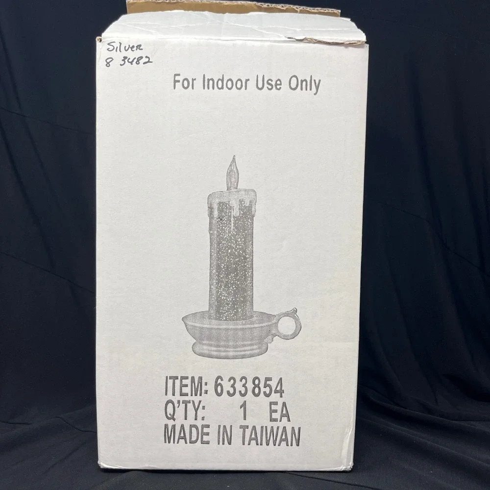 Flameless Glitter Candle Lamp Electric Flickering Flame 11
